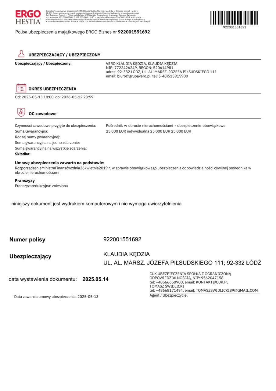 ubezpieczenie OC pośrednika